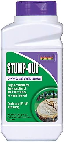 Bonide Stump-Out Granules, 1 lb | Do-it-Yourself At Home Stump Removal Pellets, Fast-Acting Formula, Outdoor Use
