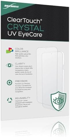 BoxWave Screen Protector Compatible with Arcade1Up Time Crisis Deluxe - ClearTouch Crystal Anti-UV EyeCare (2-Pack)