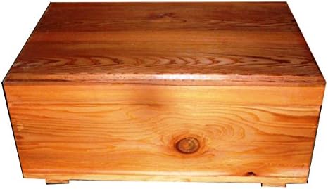 Steve's Gift Shoppe Large Cedar Treasure Box or Storage Box - Size 20 x 14 x 9 Inches