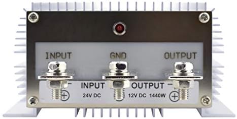 DC 24V to 12V 40A 480W Buck Transformer Waterproof Step-Down Voltage Converter Regulator