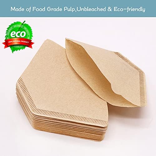 YQL #4 Cone Coffee Filters, 200 Count Paper Filters for Ninja Coffee Makers
