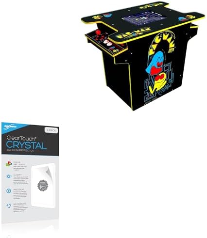 BoxWave Screen Protector Compatible with Arcade1Up PAC-Man Head-to-Head Arcade Table (17 in) - ClearTouch Crystal (2-Pack)