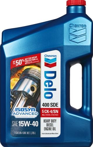 Delo 400 XSP SAE Heavy Duty Synthetic Diesel Engine Oil 5W-40, 1 Gallon, Pack of 1