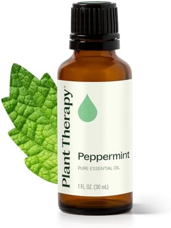 Plant Therapy Peppermint Essential Oil 30 mL (1 oz) Natural Aromatherapy | Pure, Undiluted for Diffuser & Topical Use, Relaxation, Digestion
