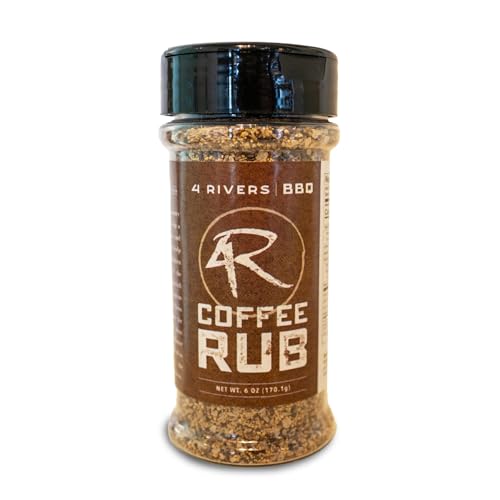 4 Rivers - Smokehouse Brisket Rub - Dry Rub Seasoning for Roasting, Slow-Cooking or Grilling - Premium Blend - Multi-Regional Recipe - Premium Ingredients - 6 oz | Seasoning for Roasting, Slow-Cooking or Grilling, Premium House-Made Blend, Multi-Regional…