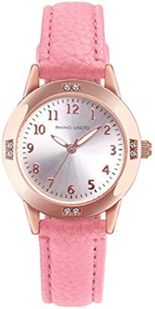 TUOTISI Women's Leather Band Quartz Movement Waterproof Business Classic Analog Watch with Genuine Leather Stainless Steel Band Elegant Ladies Watch
