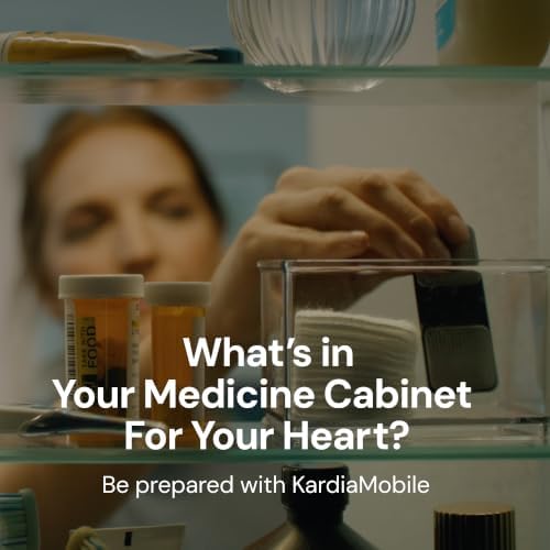 KardiaMobile 1-Lead EKG Monitor, Medical-Grade FDA-Cleared Personal Heart Monitor, Detects Normal, AFib & Arrhythmias, 30 Second Results