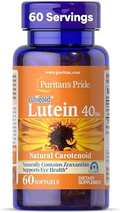 Puritan's Pride Premium Lutigold™ Lutein Carotenoid 40mg with Zeaxanthin