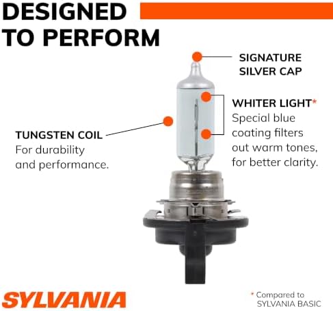 SYLVANIA - H11B SilverStar - High Performance Halogen Headlight Bulb, High Beam, Low Beam and Fog Replacement Bulb