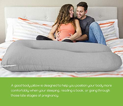 COSMOPLUS 𝐏𝐫𝐞𝐠𝐧𝐚𝐧𝐜𝐲 𝐏𝐢𝐥𝐥𝐨𝐰 𝐂𝐨𝐯𝐞𝐫 U Shaped Full Body Pillow Case 𝐂𝐨𝐯𝐞𝐫 for
