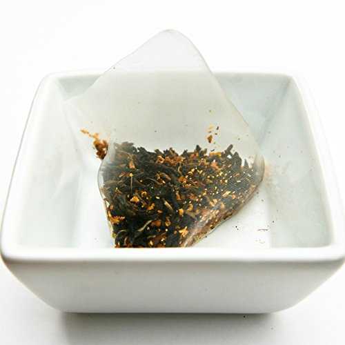 Tocha Organic Morning Pick-Me-Up Black Tea – Bold & Smooth Caffeine Boost | 15 Biodegradable Pyramid Bags | Floral Osmanthus Aroma