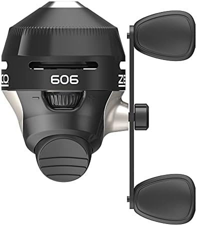 Zebco 606 Spincast Fishing Reel, Size 60 Reel, Right-Hand Retrieve, Pre-Spooled with 20-Pound Zebco Fishing Line
