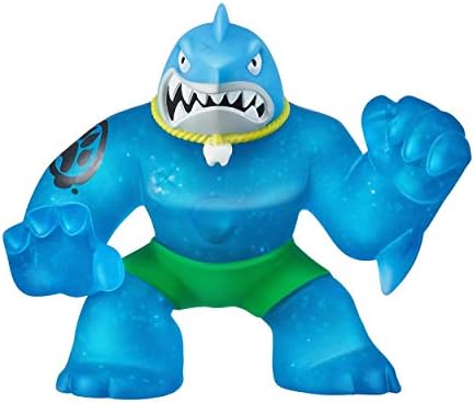 Heroes of Goo Jit Zu - Single Stretchy Shark Action Figure, Thrash