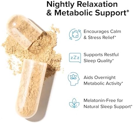 Night Shred Night Time Fat Burner & Natural Sleep Support, 30 Servings