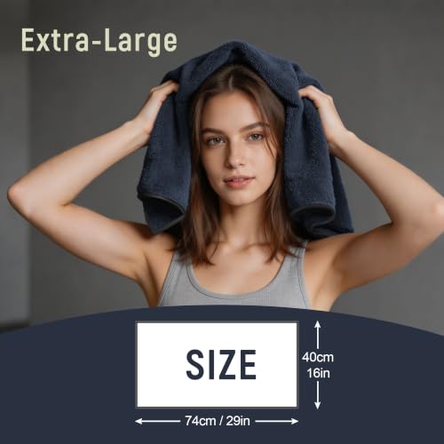 Comfy Microfiber Salon Towels 10 Pack, 29" x 16" | Soft Absorbent Quick Dry Bleach Resistant Towels, Ideal for Salon, Barber, Spa, Esthetician, Gym