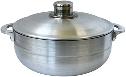 Wee's Beyond Heavy Gauge Caldero Dutch Oven with Aluminum Lid, 3.7 quart, Silver