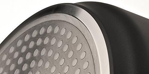 Berghoff EuroCAST Cast Aluminum Nonstick 8" Stockpot, 3.2qt Soup Pot | Induction Pasta & Stew Cooking Pot with Straining Glass Lid