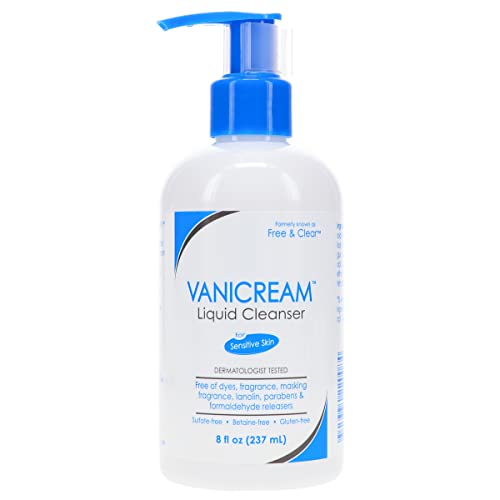 Free and Clear Liquid Cleanser, 8 Ounces each, Pack of 2
