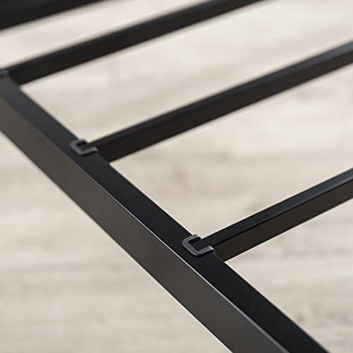 Zinus Quick Lock Bunkie Board, Box Spring and Bed Slat Replacement, Queen | Metal Frame with Steel Slats, Durable Construction Easy Assembly