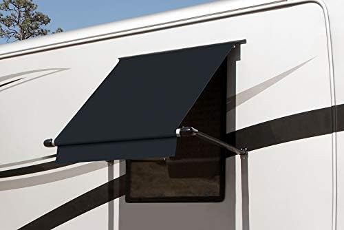 CAREFREE WG0604E4EB Simply Shade RV Window Awning-Black Vinyl-6' (72")
