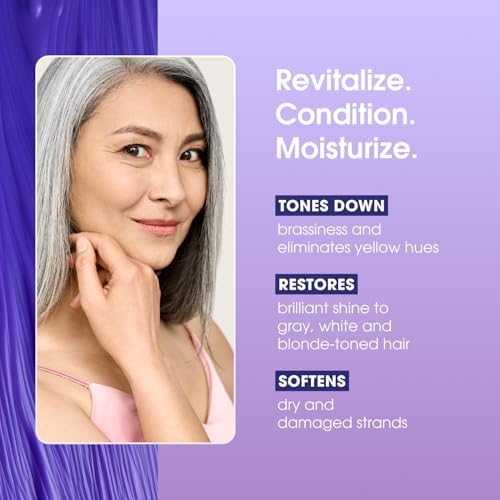 One 'n Only Shiny Silver Purple Shampoo & Blonde Hair Toner, 33.8 oz