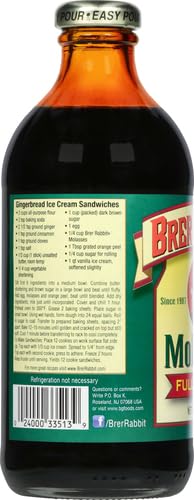 Brer Rabbit Unsulphured Molasses, Full Flavor, 12 Ounce