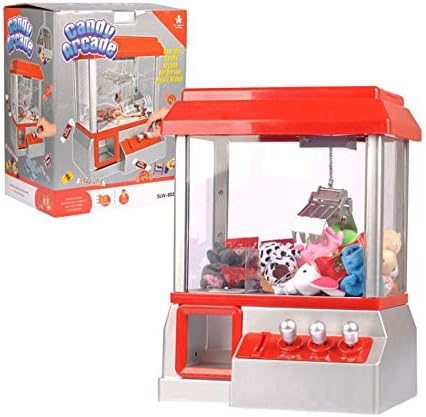 Large Claw Toy Grabber Mini Arcade Machine with Lights & Sounds - Electronic Claw Toy Grabber Machine, Animation