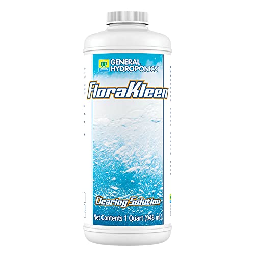 General Hydroponics FloraKleen QT - Mineral Salt Clearing Solution, 1/4 Gallon