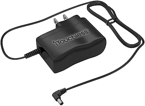 iTouchless Official AC Power Adapter for ITOS13B, 13 Gallon Sensorcan Touchless Can-Stainless Steel-Oval Shape