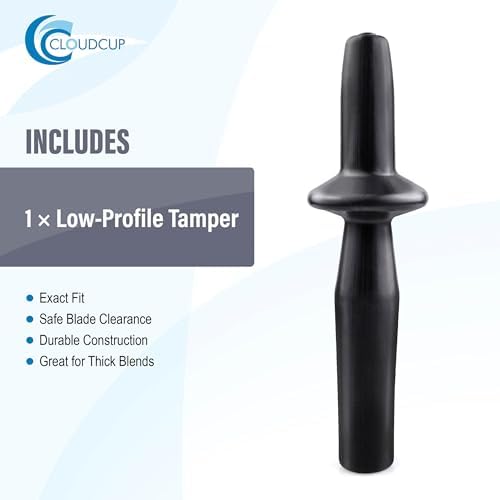 Low-Profile Tamper for Vitamix 64-ounce Low Profile and 40-ounce Containers