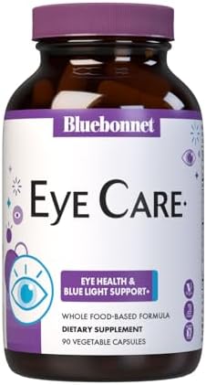 Bluebonnet Nutrition Targeted Choice Eye Care, Supports Eye Health and Macular Protection, Gluten & Dairy Free, Kosher-Certified, Vegan, 45 Servings