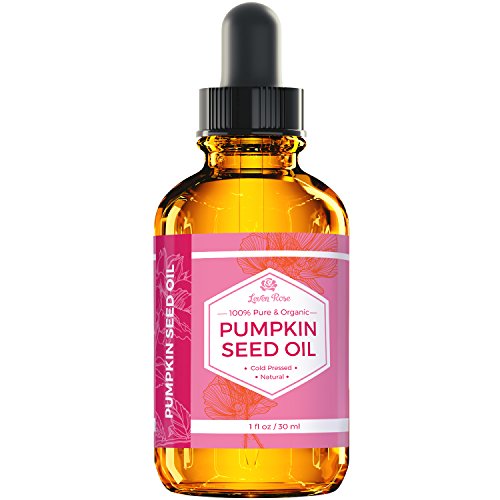 Leven Rose Pumpkin Seed Oil for Hair Growth 2 oz, 100% Pure Pumpkin Seeds Oil for Skin and Nails - Natural Pumpkin Seed Extract for Moisturizing Scalp, Dry and Rough Skin