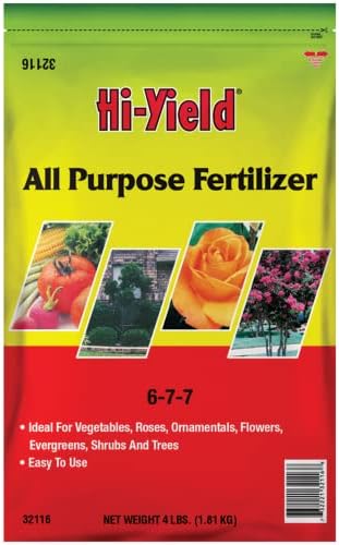 Hi-Yield (32116) All Purpose Fertilizer 6-7-7, 4 lbs | 6-7-7 balanced granular - All-purpose fertilizer for vegetables, flowers
