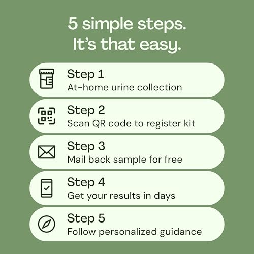 Everlywell At-Home Trichomoniasis Collection Kit for Women and Men, Discreet STI Kit, Accurate CLIA-Certified Lab Results Within Days