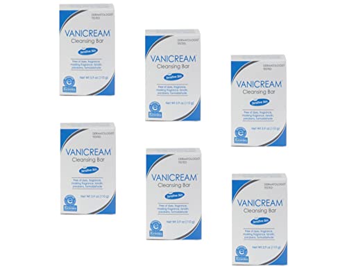 Vanicream Cleansing Bar, 3.9 Ounce (Pack of 6)