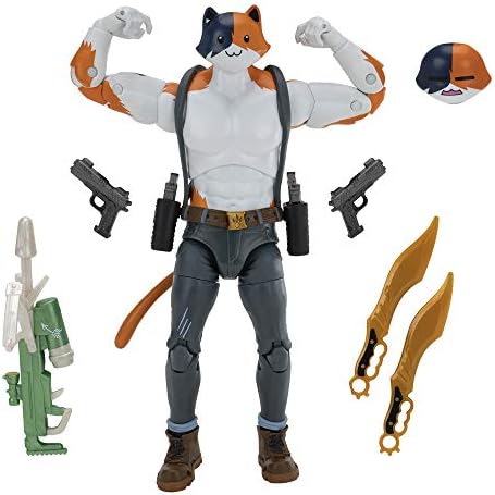 Fortnite Legendary Series Brawlers, 1 Figure Pack - 7 Inch Meowscles Action Figure, Plus Accessories