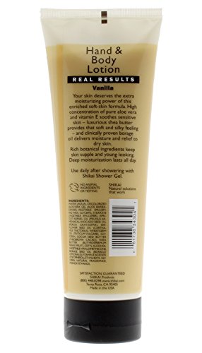 ShiKai Gardenia Hand & Body Lotion (8oz, Pack of 3) | Daily Moisturizing Skincare for Dry and Cracked Hands | With Aloe Vera & Vitamin E