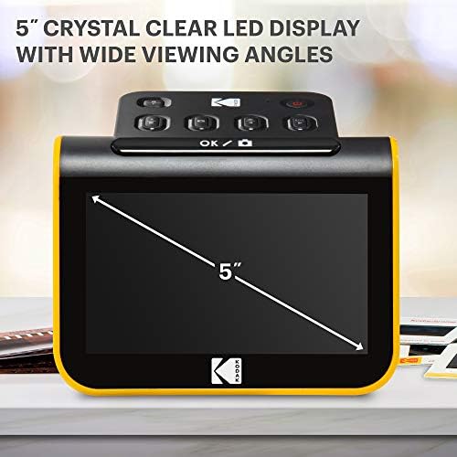 KODAK Slide N Scan Film & Slide Scanner, 22MP, 5" LCD Screen, 135/110/126mm