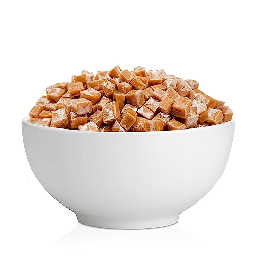 Caramel Candy - Caramels Individually Wrapped - Chewy Candy - 2 Lb Pack | Caramel Cubes, Vanilla Flavor
