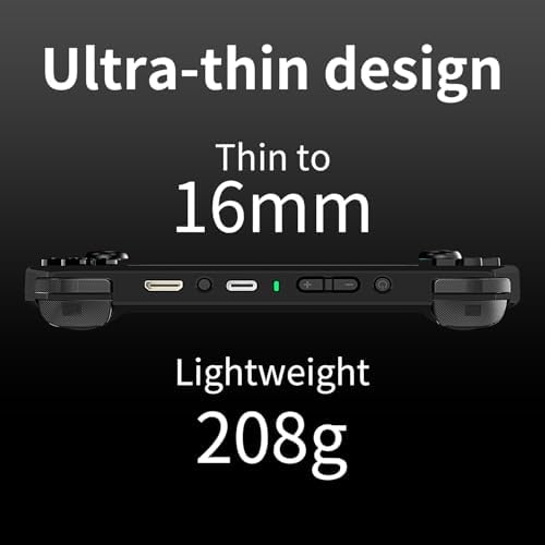 Doriteney RG40XX H Retro Handheld Game Console 4.0-inch IPS Screen Linux System Game Player 64GB Card Preloaded 5000+ Games RGB Lighting 3200mAh Battery RG40XX H-Black