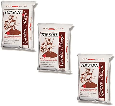 Michigan Peat Garden Magic Organic Potting Topsoil Mix, 40 lb, White | Moisture Retaining Organic Blend for Indoor and Outdoor Planting, Potting, Gardening, and Landscaping