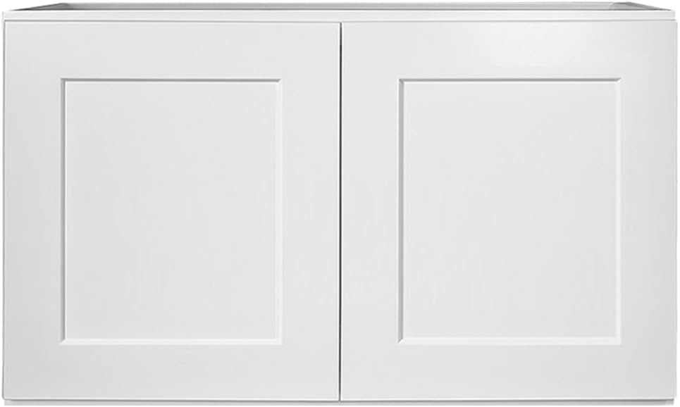 Design House Brookings Kitchen Bridge Wall Cabinet, 30", White | Wall Mount, Contemporary/Modern, Wood, Kitchen, 561639