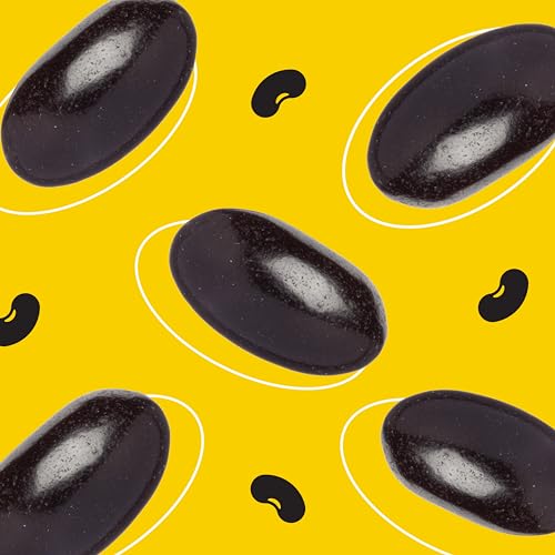Black Licorice Jelly Beans, Chewy Candy - 3 Lb Pack