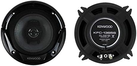 2) Kenwood KFC-1365S 5.25" 250 Watt 2-Way + 2) 6x9" 400 Watt 3-Way Car Speakers