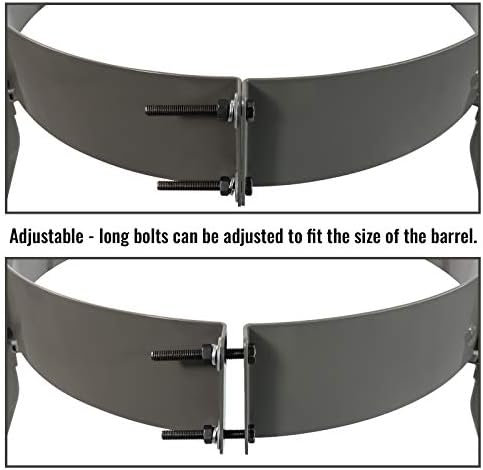 Highwild Deer Feeder 55 Gallon Barrel Band Leg Mounting Kit