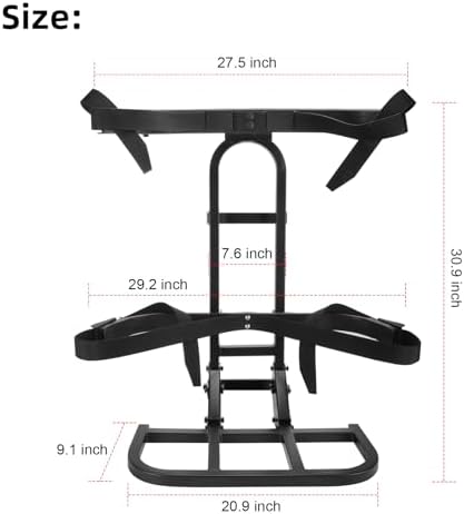 Roykaw Upgraded Golf Cart Rear Seat Bag Holder Universal Compatible with EZGO/Club Car/Yamaha, Golf Cart Rear Seat Bag Rack
