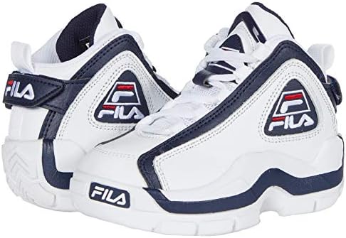 Fila Kids Grant Hill 2 (Little Kid) White Navy Red 12.5 Little Kid M