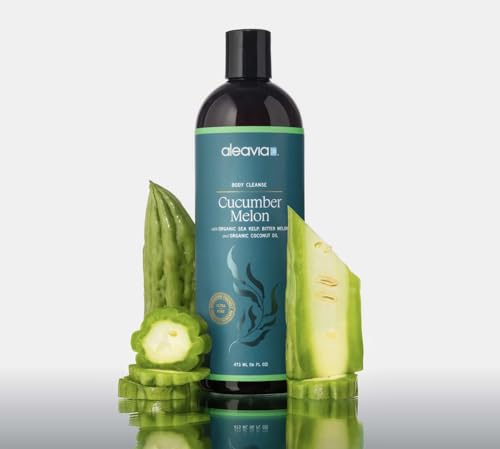 Aleavia Body Cleanse – Organic & All-Natural Prebiotic Body Wash – Fragrance-free and Sulfate-Free Enzymatic Body Cleanser – 16 Oz.