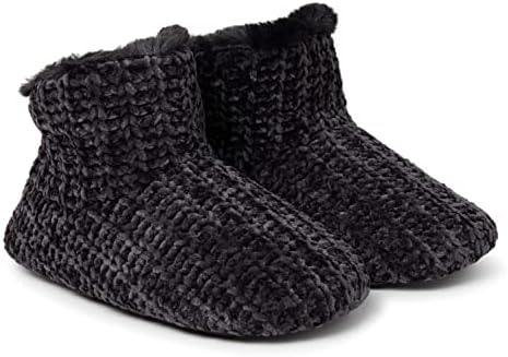 Dearfoams Women's Chenille Bootie Slipper