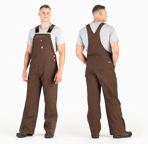 Berne Men's Heartland Unlined Washed Duck Bib Overall